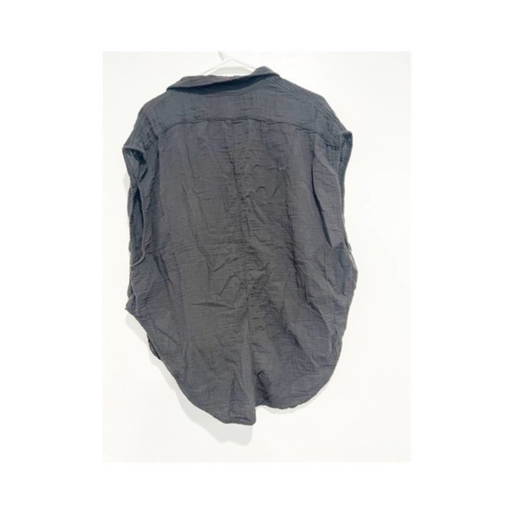 Nsf Ruby Sleeveless Button Up In Deep Pigment Bla… - image 4